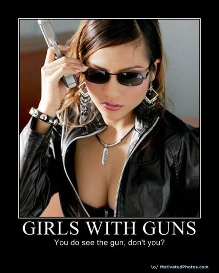 I think we'll be needing a Girls with Guns pictorial thread soon